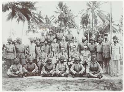 Group of the 19th Punjabis in East Africa by English Photographer